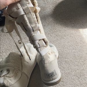 Cute lace up back UGGS